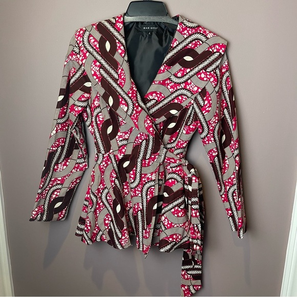 Mae Otti African Wrap Jacket - Size Small - Picture 13 of 13